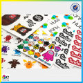 custom waterproof stickers printer kiss cut labels sheet